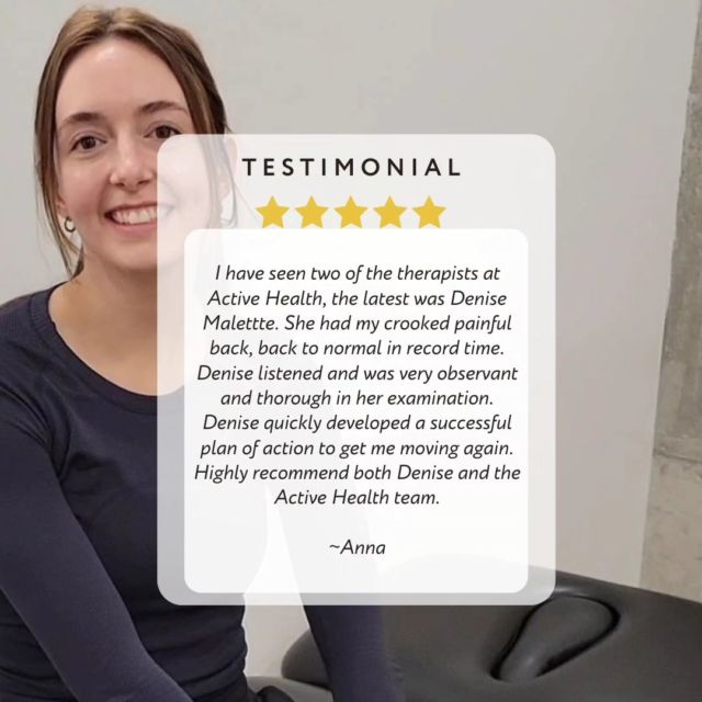 One of the newest members of our team and already getting 5 star reviews. Great job Denise 👏👏👏

#physiotherapy #Ottawa #Barrhaven #Hintonburg